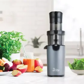 Sjx-1gy-a Shine Kitchen Co. Tribest Easy Cold Press Juicer With Xl Feed Chute Gray New