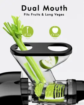 Sifene 712679917304 Cold Press Juicer Machine Compact Single Serve Slow Masticating Vege #2