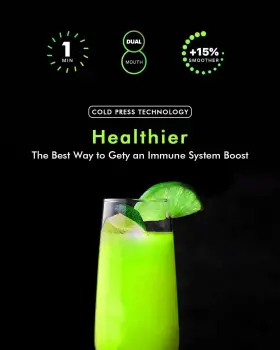 Sifene 712679918028 Cold Press Juicer Quiet Easy To Clean Non-bpa Slow Masticating Juic #3