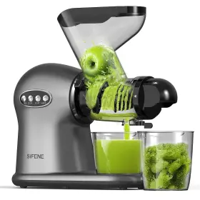 Sifene 712679918028 Cold Press Juicer Quiet Easy To Clean Non-bpa Slow Masticating Juic