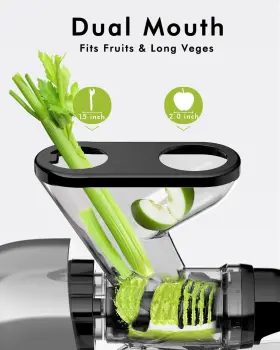 Sifene 712679918059 Cold Press Juicer Machine Compact Single Serve Slow Masticating Vege #2