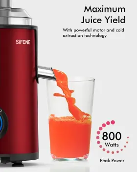 800w Sifene 712679918097 Centrifugal Juicer Machine Stainless Steel With 3.2 Inch Wid #3