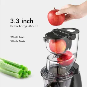 Sifene 712679918127 Vertical Slow Masticating Juicer With Large 3.3in Feed Chute Dark Gray #3