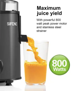 Sifene 718430186231 Juicer Machines Big Mouth Large 3 Inch Feed Chute For Whole Fruits And Vegetable #3
