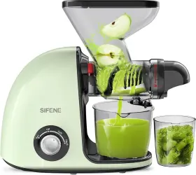 Sifene 718430186453 Slow Masticating Cold Press Juicer Machines For Fruit And Vegetable Juice Yiel