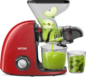 Sifene 718430186477 Slow Masticating Cold Press Juicer Machines For Fruit And Vegetable Juice Yiel
