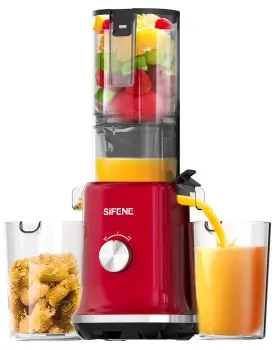 Sifene 718430188327 Whole Fruits Cold Press Juicer Machines 4.3-inch 110mm Powerful Wide Mouth S