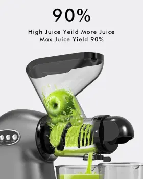 Sifene 751717497088 Cold Press Juicer 3 Inch Wide Dual Chute Whole Slow Masticating Machine W #3