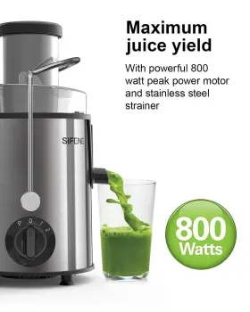 Sifene 768484607091 Juicer Machines Big Mouth Large 3 Inch Feed Chute For Whole Fruits And Vegetable #3