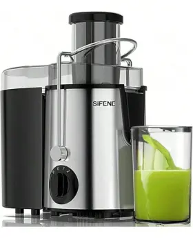 Authorized260408 Sifene Juicer Machine 400w Centrifugal 3 Inch Wide Mouth Whole Fruit Veggie