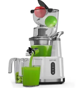 Jfen1005 Sifene Cold Press Juicer 83mm Wide Mouth High Yield Bpa-free - Free Ship
