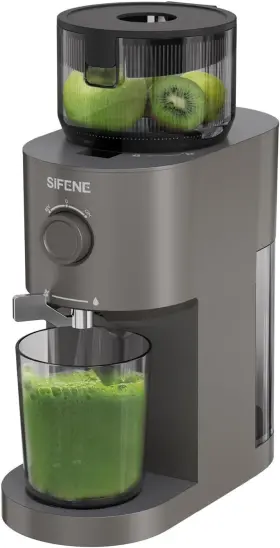 Js8301 Sifene Cold Press Juicer Slow Masticating Machines 5.2 Inch Extra Large Feed Chute