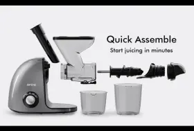 Vq131923 Sifene Dual Mouth Cold Press Juicer Machine Support Multiple Tasks To Get Job Done