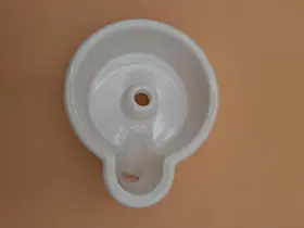 2700n Silex Vtg. White Milk Glass Juicit Tray Bowl - Replacement Part