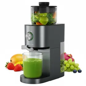 Slmcj01b-us Silonn Slow Masticating Cold Press Juicer Machines High Juice Yield Self-feeding W