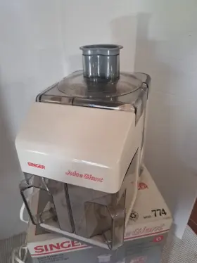 0nce Singer 037431253446 Vintage Juice Giant Extractor Juicer #774 Box And Manual Used #3