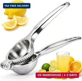 Sjkhgu 730198778954 Lemon Squeezer Stainless Steel Manual Hand Press Citrus Juicer For Oranges Lime