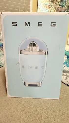 947550 Smeg Citrus Press Juicer Blue New In Box Made Italy