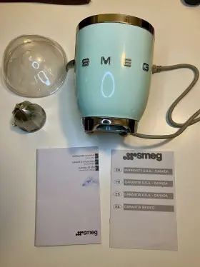 Cjf01pgus-ba Smeg Citrus Juicer Pastel Green Cjf01pgus 50s Retro Style Used Tested #3