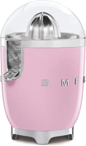 Cjf01pkus Smeg 50s Retro Style Citrus Juicer With Drip Free Spout One Size Pink