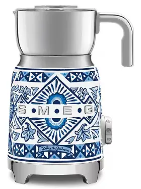 Mff01dgbus Smeg X Dolce&gabbana Blu Mediterraneo Milk Frother
