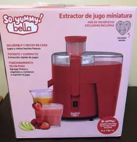 So Yummy Bella 829486178221 By Mini Juicer Red Excellent Condition #2