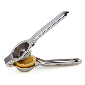 Sokalchw 52589 Stainless Steel Manual Juicers For Kitchen Handheld Lemon Squeezer Silver