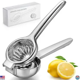 B0dt3f2ncs Sopito Heavy Duty Stainless Steel Lemon Squeezer With Non-slip Grip And Large Bowl