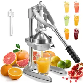 Stjja063c Sopito Manual Juicer Effortless Orange Squeezer Professional Safety Stainles