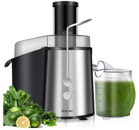 B07f9m6c33 Speed Juice Extractor 75mm Wide Mouth Stainless Steel Juicer Machines 2-speed