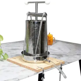 Squeeze Master 634715994295 Fruit Wine Tincture Herb Cheese Manual Tabletop Press Making Apple Cider-1.32