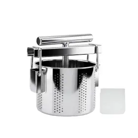 Squeeze Master 634715997166 Stainless Steel Manual Vegetable Squeezer And Cheese Press Food For Dumpling