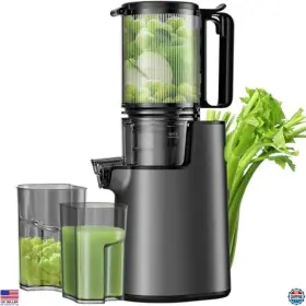 B0fftdm7b5 Stanley Cold Press Juicer With 5.4 Inch Wide Feed Chute Easy Clean High Juice Yield