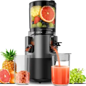Staweiger Pb-020 Juicer Machines Cold Press With 6 Inch Extra Wide Chute 90oz C
