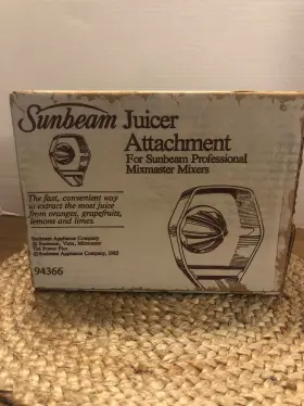 94366 Sunbeam Juicer Attachment For Professional Mixmaster Mixers