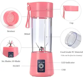 649674670467080467 Sunkiss Essentials Portable Blender Cup Electric Usb Juicer Mini F #2