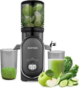 Mp802k-silver Susteas Cold Press Juicer 5.3 Inch Feed Chute 50oz Capacity 300 Watt Slow Mastica