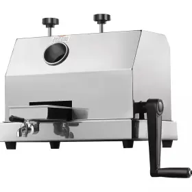 Svopes 445024878878 Commercial Sugar Cane Juicer 110 Lbs./h Output 3 Stainless Steel Rollers 2.4
