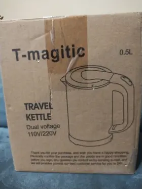 Tk-0201d T-magitic Portable Electric Kettle Dual Voltage 110v/220v Stainless Steel Mini Travel Ket #2