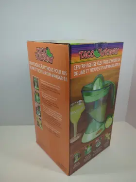 Ttlj3lg Taco Tuesday Electric Lime Juicer And Margarita Kit Holds 32-oz. Brand New #3