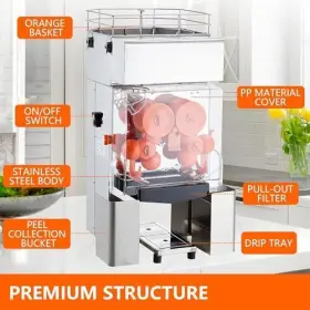 Takywep 198290027415 Automatic Commercial Juicer Machine 110v Feeding Juice Extractor #3