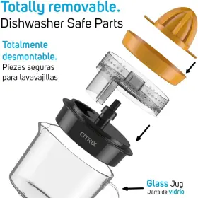 Taurus 313032788700 Citrix Juicer Glass Jar 32 Oz Perfect Size Easy To Clean Compact #3