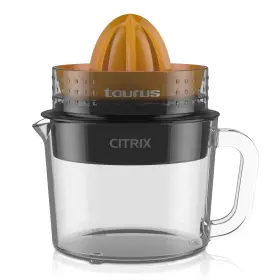 Taurus 414234240415 Citrus Juicer With 2 Interchangeable Cones Premium Glass Container Easy-to-
