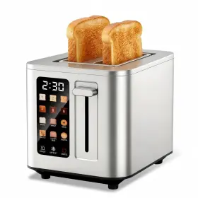 B0fqcd4pk9 Taztir Touch Screen Toaster 2 Slice Digital Stainless Steel Bread Timer
