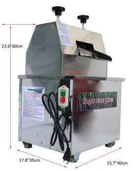 3-rollers Techtongda 134036 Used 110v Electric Sugarcane Juicer Sugar Cane Press Juice Machine #3
