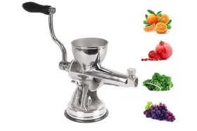 191056 Techtongda Hand Household Juicer Wheat Grass Vegetable Fruits 304 Stainless Steel