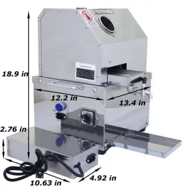 Techtongda 758100650594 Dual Purpose Sugar Cane Juicer Machine 110v Electric/24v Battery 300kg/h