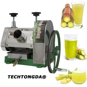 L134w520 Techtongda Used Efficient Manual Model Suger Cane Ginger Press Juicer Hand Juice Machine #2