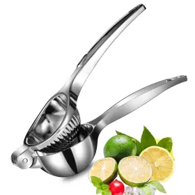 Tezz 895198916372 Premium Lemon Squeezer Large Heavy Duty Handhelp Juicer For Metal Han