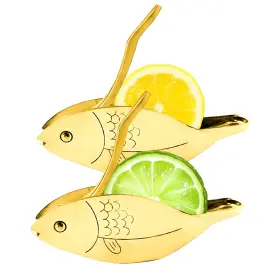 Jjm02397d Tjcgckk Fish Shape Lemon Squeezer Stainless Steel Manual Juicer Portable Lime